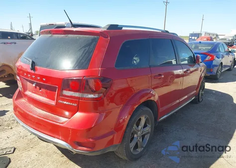 2016 Dodge Journey Crossroad Plus z USA, uszkodzony, nr VIN 3C4PDCGG9GT186366